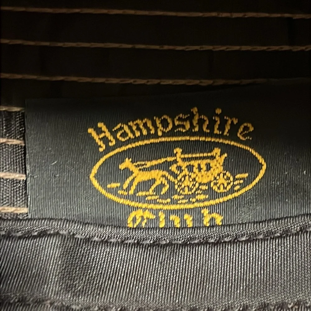 Vintage Hampshire Club Brown Tweed Fedora Hat 100% British Wool Men’s 7 7 1/8